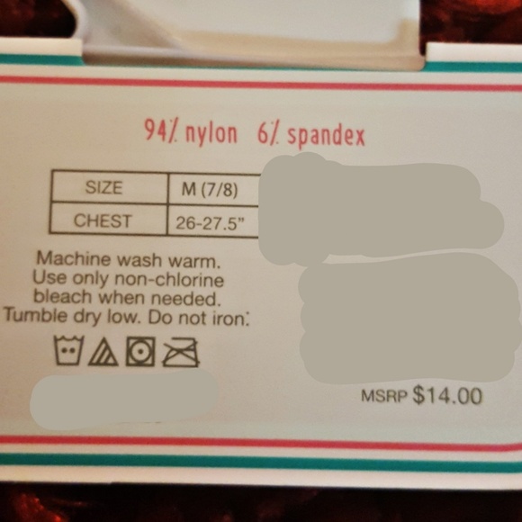 Girls Lace Trim White Racerback Training Bra - Picture 6 of 7